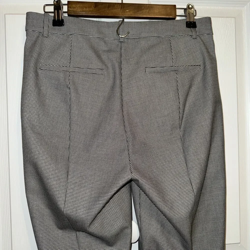 J.Crew High Rise Cameron Houndstooth Ankle Pants Size 8 Style #AB682 - Picture 4 of 7